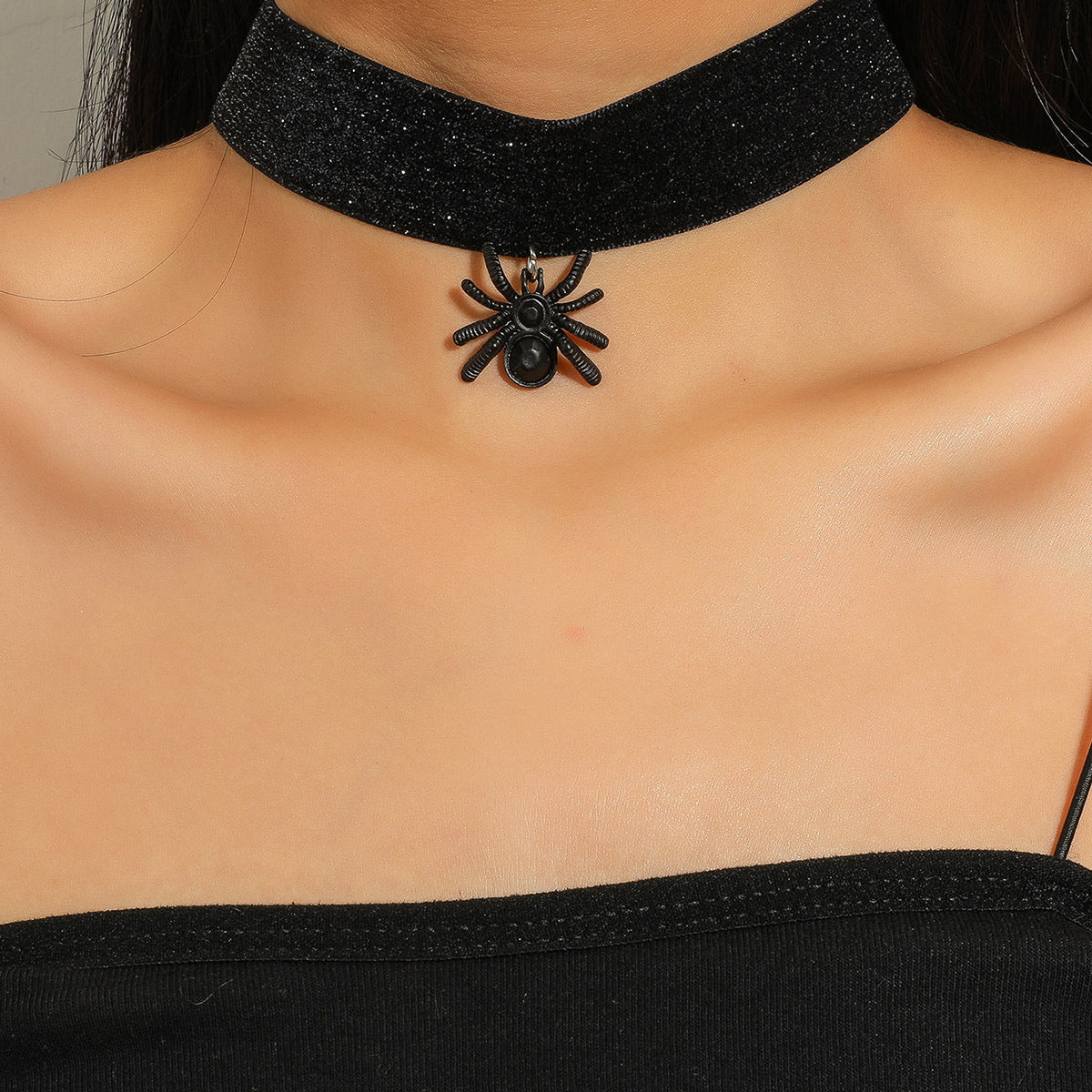 Wholesale Gothic Dark Necklace Distinctive Long  Clavicle Chain  Woolen Chain